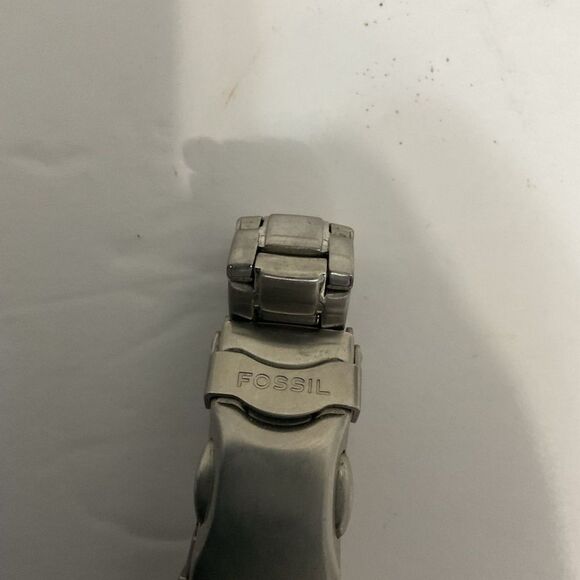 Fossil Big Tic JR-8096 Blue Quartz Watch Y2K - Picture 5 of 8